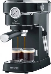 Severin SANSIBAR Espresa 800 Plus Espressomaschine mit integrierte Milchschaumd&uuml;se