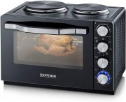 SEVERIN TO 2065 Back- und Toastofen mit 2 Kochplatten