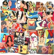 Sexy Sticker Paket mit 52 Stickern