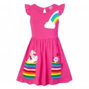 SFreeBo Einhorn Sommerkleid f&uuml;r M&auml;dchen f&uuml;r nur 9,49&euro;