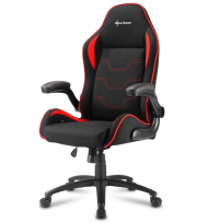 Sharkoon ELBRUS 1 Gaming-Stuhl schwarz/rot