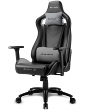 Sharkoon ELBRUS 2 Gaming Chair Gaming-Stuhl (schwarz/grau)