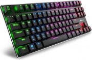 Sharkoon PureWriter TKL RGB Kailh Choc Low Profile Red Gaming-Tastatur mit DE-Layout