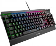 Sharkoon SKILLER SGK3 Kailh Blue Gaming-Tastatur mit RGB-Beleuchtung DE-Layout