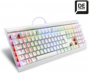 Sharkoon SKILLER SGK40 Gaming-Tastatur DE-Layout mit Edge-Light-RGB-Beleuchtung