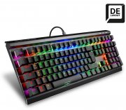 Sharkoon SKILLER SGK60 Kailh BOX Red DE-Layout Gaming-Tastatur