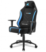 Sharkoon Skiller SGS20 Fabric schwarz/blau Gaming-Stuhl inkl. Kopf- und Lendenkissen
