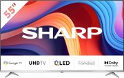 SHARP 4T-C55GPx 55 Zoll QLED, Dolby Atmos, Dolby Vision Smart TV mit Google Assistant & Chromecast