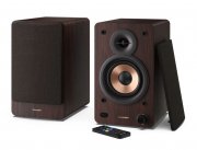 Sharp CP-SS30 Lautsprecher / Regalboxen (Braun) - 60 W (2 x 30 W) RMS 2-Wege-Aktivlautsprecher