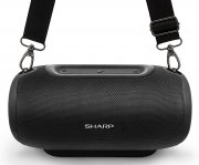 Sharp GX-BT480 (BK) Stereo-Bluetooth-Lautsprecher mit Google & Siri Voice Assistant