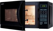 Sharp R742BKW 2-in-1 Mikrowelle mit Grill