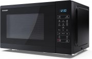 SHARP YC-MS252AE-B 25 Liter Mikrowelle mit 11 Leistungsstufen