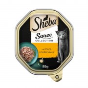 SHEBA Katzenfutter Pute in heller Sauce (16x85g) stark reduziert
