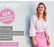 sheego Newsletter bestellen und 10 EUR Gutschein sichern!