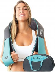 Shiatsu-R&uuml;cken Schulter- und Nackenmassageger&auml;t mit W&auml;rme - Knetkissen- f&uuml;r 31,98&euro;