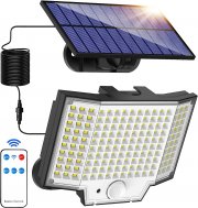 Shuniu 160 LEDs Solarleuchte mit Bewegungsmelder