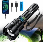 SIDARK &lrm;RT-P160G-B aufladbare LED Taschenlampe mit 5 Beleuchtungsmodi