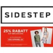 Sidestep: 25% Rabatt auf Bekleidung!