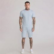 SikSilk T-Shirt & Shorts Set f&uuml;r Herren im Angebot