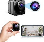 SIKVIO 4K HD WLAN Mini &Uuml;berwachungskamera mit Bewegungsmelder und Nachtsicht