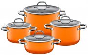 Silit Kochgeschirr-Set 4-teilig Passion Orange