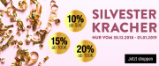 Silvesterkracher! 10% bis 20% Rabatt bei Galeria Kaufhof