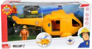 Simba 109251002 - Feuerwehrmann Sam Hubschrauber Wallaby II