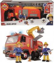 Simba 109251036 - Feuerwehrmann Sam Jupiter Feuerwehrauto 2.0 mit Sam und Elvis Figur