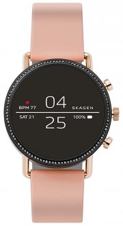 Skagen Damen Digital Smart Watch Armbanduhr mit Silikon Armband SKT5107