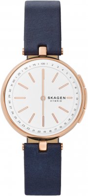 Skagen SKT1412 Signatur Connected T-Bar Damen-Smartwatch mit Leder Armband