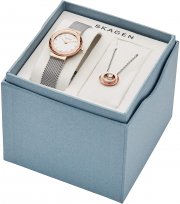Skagen SKW1112 Set mit Damenuhr Leonora + Halskette f&uuml;r 82,60 Euro