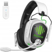 Skapendy VK81 Wireless Gaming Headset f&uuml;r PS5, PS4 und PC mit RGB-Beleuchtung