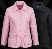 Skhay Stepp-&Uuml;bergangsjacke f&uuml;r Damen in Rosa oder Schwarz f&uuml;r schlappe 8,39 &euro; inkl. Versand