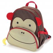 Skip Hop Zoo Kleinkind Rucksack, mit Namensschild, mehrfarbig, Affe Marshall 