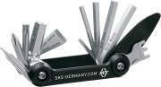 SKS TOM 14 Fahrradwerkzeug mit 14 Funktionen inkl. Neoprentasche