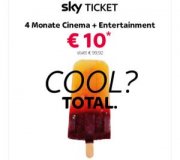 Sky Ticket 4 Monate Cinema + Entertainment f&uuml;r 10&euro;