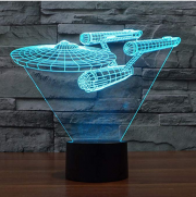 Smalody Neuheit Star Trek Nachtlicht 3D Lampe 