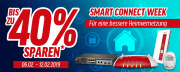 Smart Connect Week mit bis zu 40% Rabatt auf Netzwerk-Artikel, Smart Home und IP-Cams