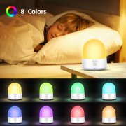 Smart Touch Nachttischlampe mit USB Ladestation