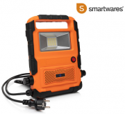 Smartwares FCL-76012 Bauleuchte mit Bluetooth-Lautsprecher