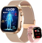 Smartwatch Damen (Gold) mit EKG & Blutdruckmessung f&uuml;r 55,99&euro;