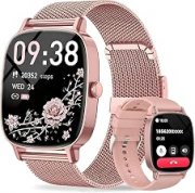 Smartwatch Damen mit Telefonfunktion und 2 Armb&auml;ndern f&uuml;r nur 29,99&euro; | 30-Tage-Bestpreis!