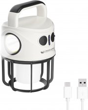 Smiling Shark wiederaufladbare LED Camping Lampe mit 2400 mAh Power Bank