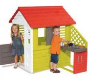 Smoby Natur Haus mit Sommerk&uuml;che f&uuml;r 119,99&euro; (Vergleich: 155,94&euro;)