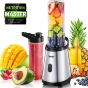 Smoothie Mixer K&ouml;rper aus Edelstahl 300W 2 Tritan-Flaschen f&uuml;r 19,99&euro;