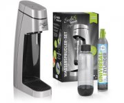 Soda Trend Style Wassersprudler inkl. PET-Flasche + CO2-Zylinder silber f&uuml;r nur 49,90&euro; statt 77,59&euro;