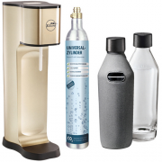 Sodapop Joy Prestige Champagner Wassersprudler inkl. 2 Glasflaschen und 1 CO2-Zylinder