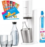 SodaStream Crystal 2.0 Promopack Wassersprudler wei&szlig;
