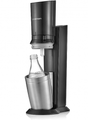 SodaStream Crystal 2.0 titan Umsteiger Set mit einer 0,6 l Glasflasche
