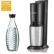 SodaStream Crystal 2.0 titan Wassersprudler mit 1x Glaskaraffe